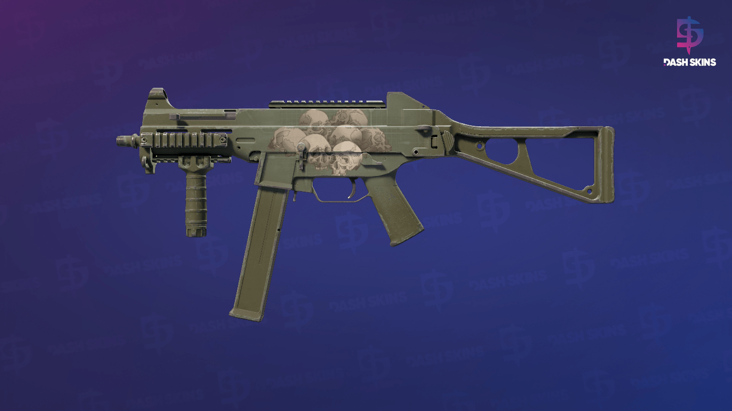 UMP-45 | Bone Pile (Field-Tested) Screenshot Playside