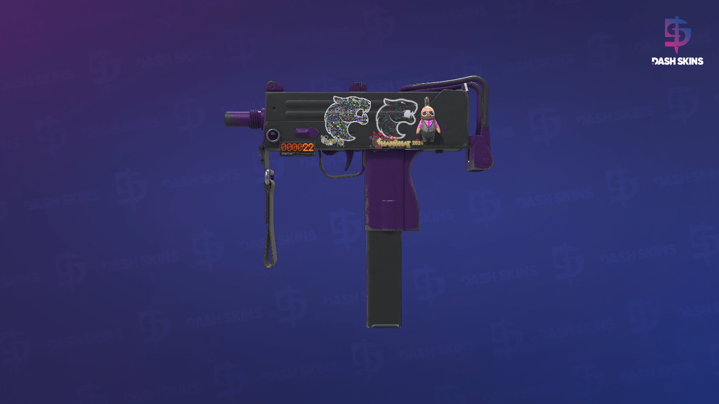 StatTrak™ MAC-10 | Ultraviolet (Field-Tested) Screenshot Playside