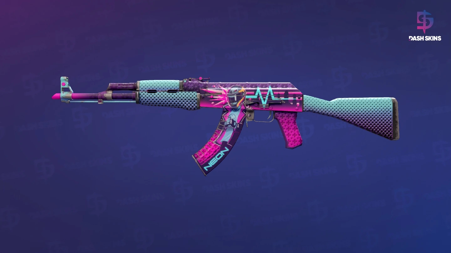 AK-47 | Neon Rider (Field-Tested) Screenshot Playside