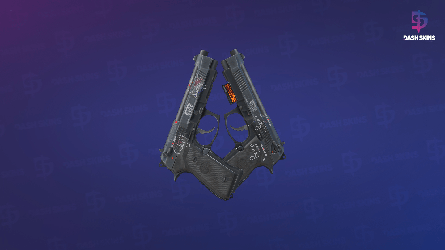 StatTrak™ Dual Berettas | Elite 1.6 (Factory New) Screenshot Playside