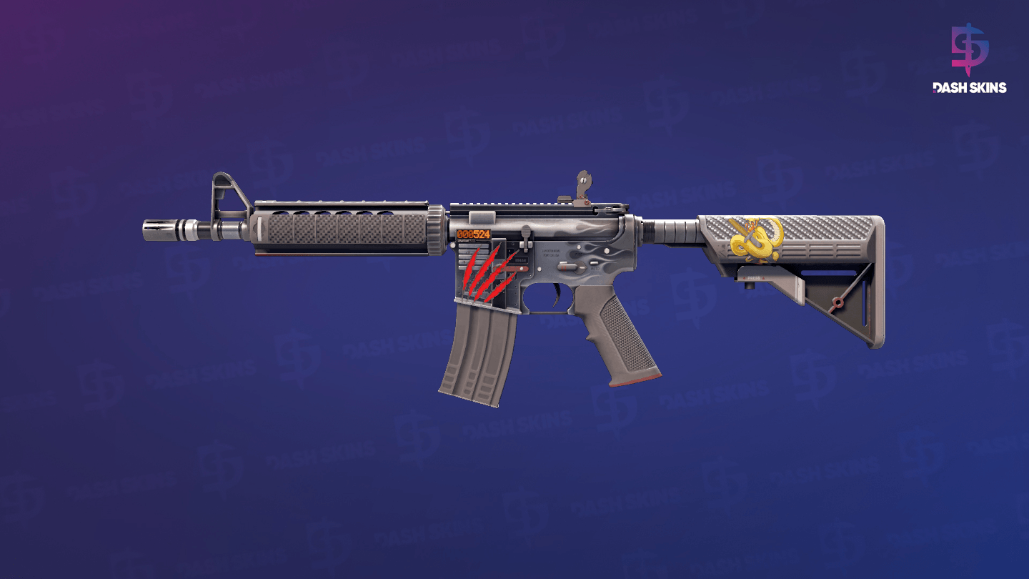 StatTrak™ M4A4 | Magnesium (Field-Tested) Screenshot Playside