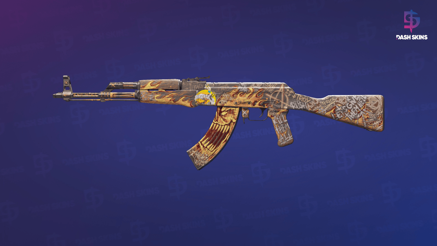 AK-47 | Searing Rage (Field-Tested) Screenshot Playside