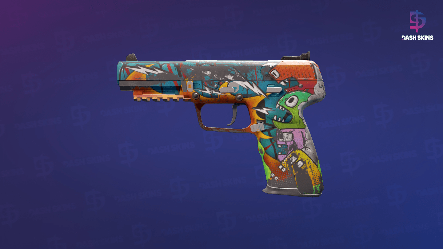 Five-SeveN | Angry Mob (Battle-Scarred) Screenshot Playside