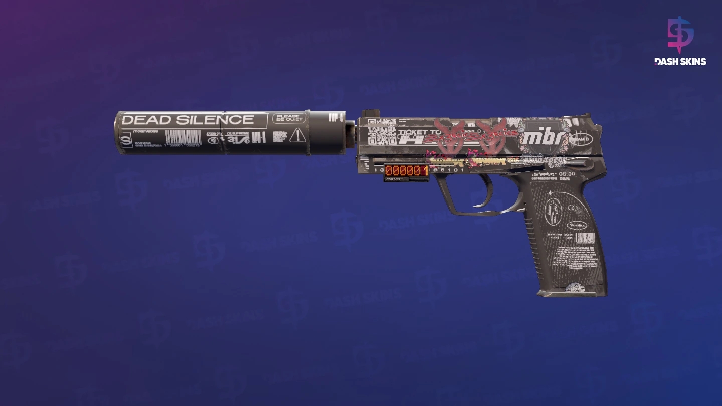 StatTrak™ USP-S | Ticket to Hell (Field-Tested) Screenshot Playside