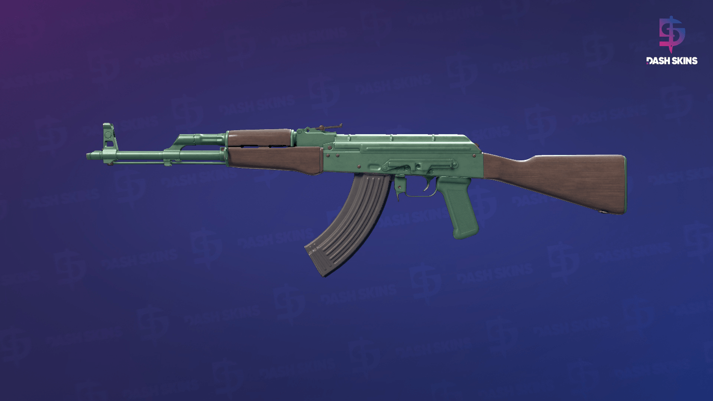 AK-47 | Wintergreen (Minimal Wear) Screenshot Playside