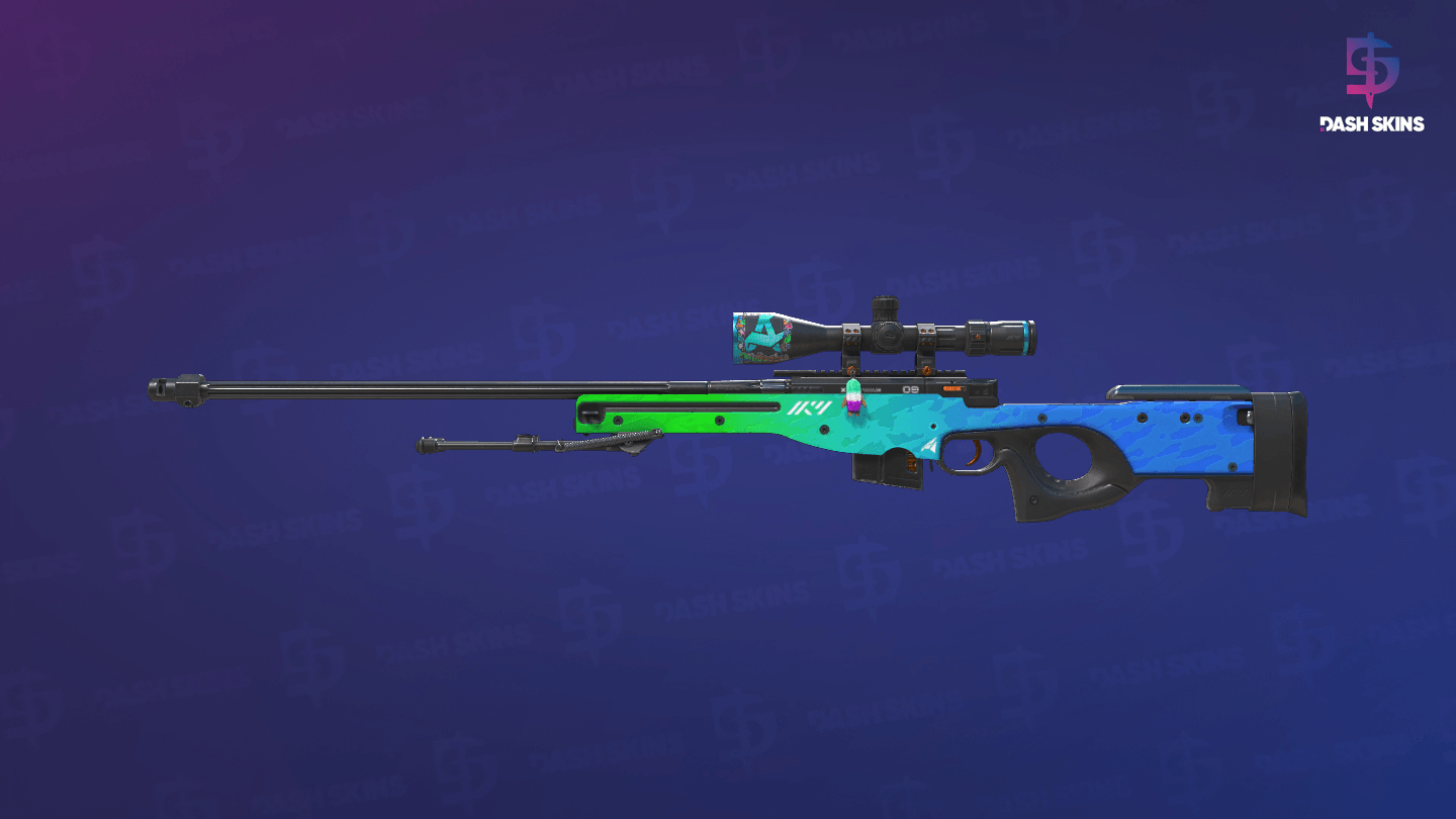 AWP | Ice Coaled (Minimal Wear) Screenshot Playside