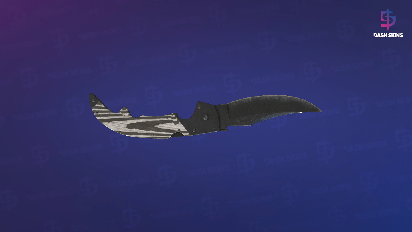 ★ Falchion Knife | Black Laminate (Field-Tested) Screenshot Playside