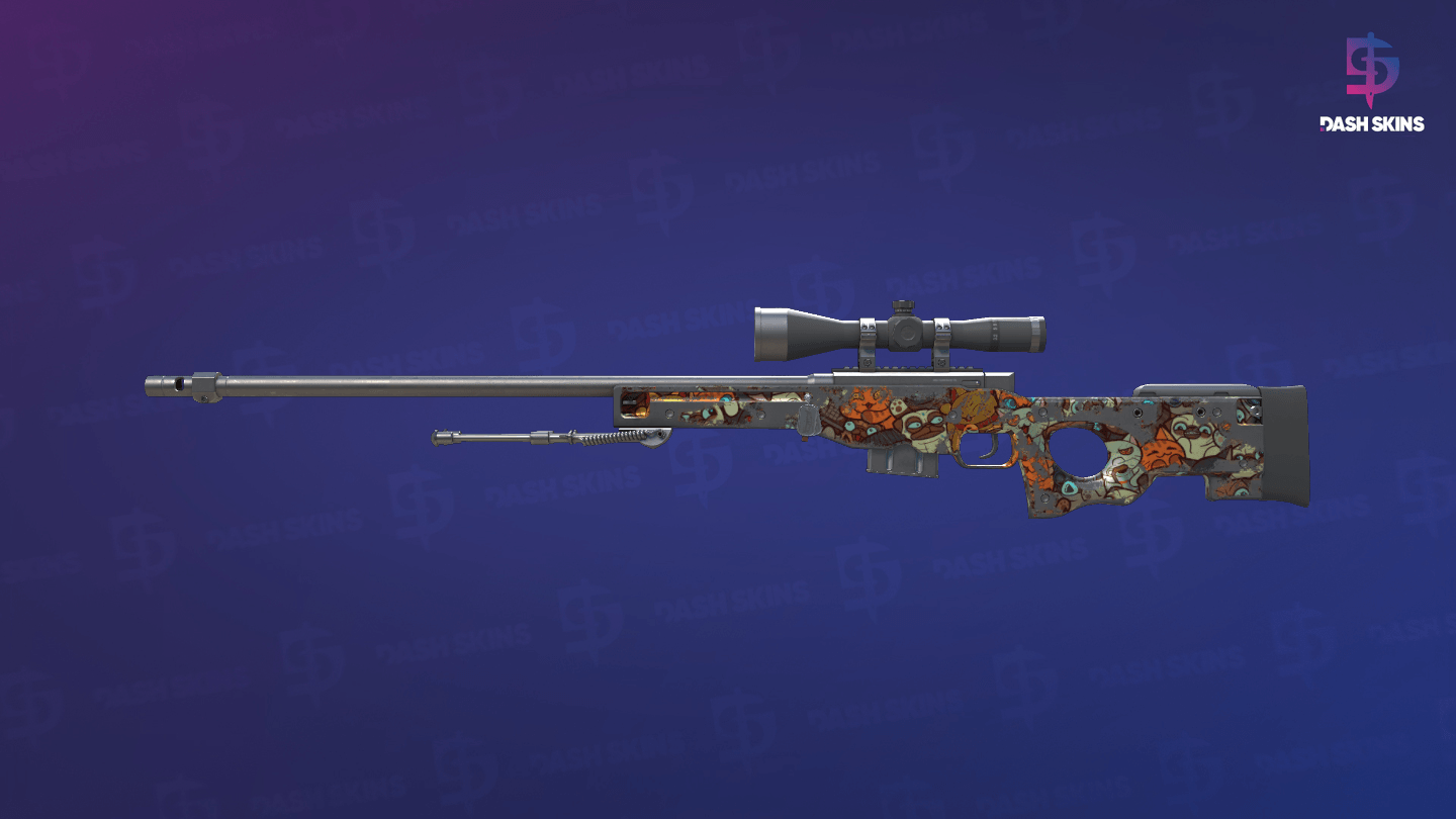 AWP | PAW (Well-Worn) Screenshot Playside