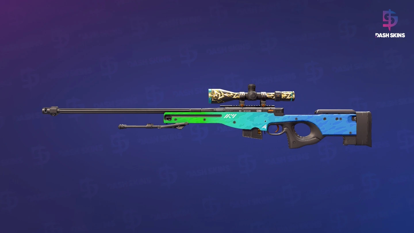 AWP | Ice Coaled (Minimal Wear) Screenshot Playside