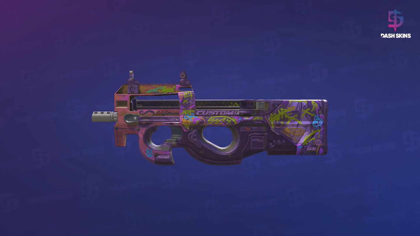 P90 | Neoqueen (Battle-Scarred) Screenshot Playside