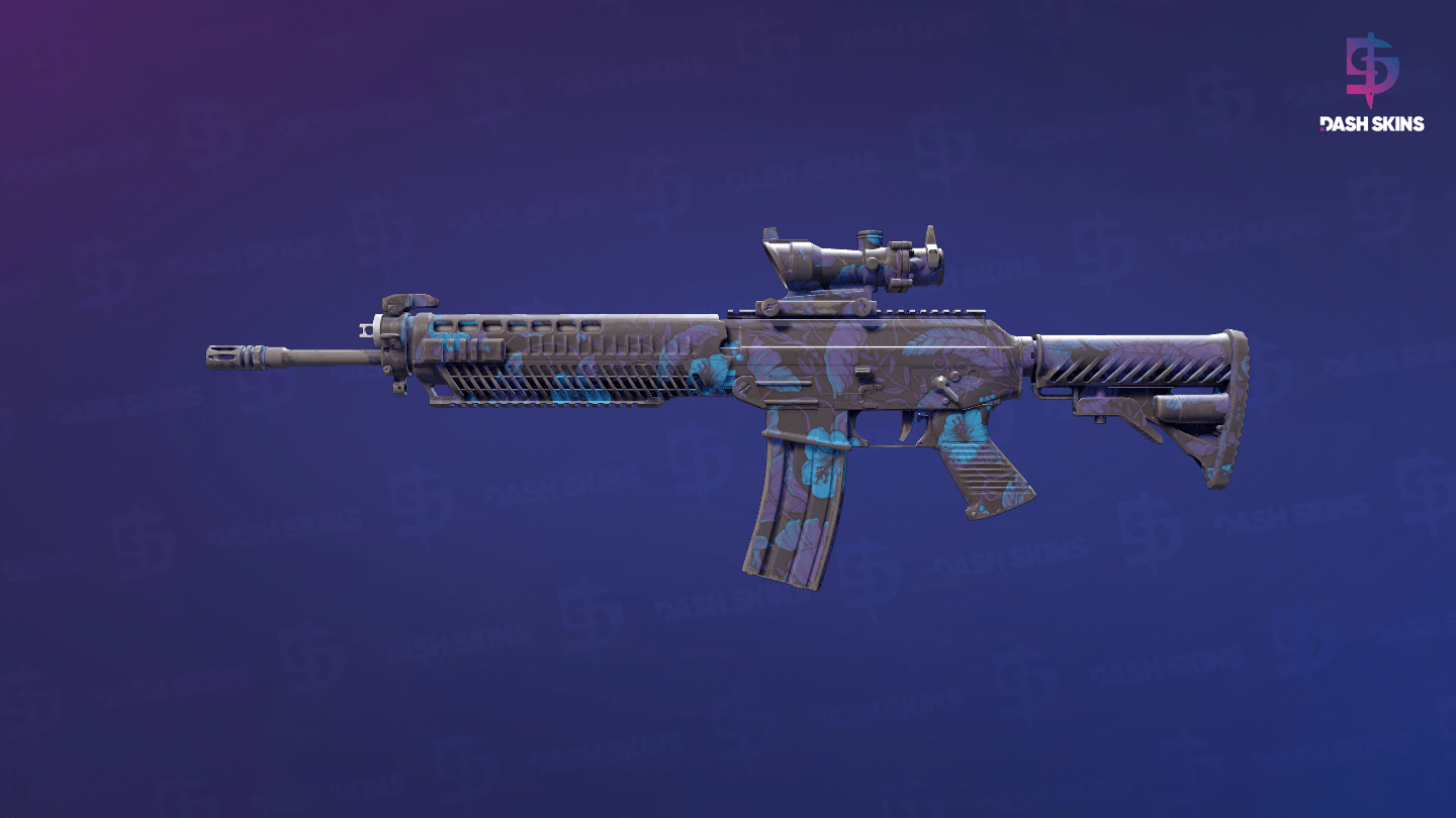 SG 553 | Aloha (Field-Tested) Screenshot Playside