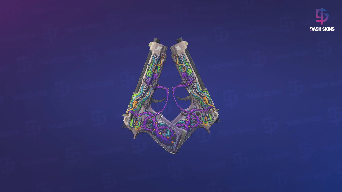 Dual Berettas | Flora Carnivora (Field-Tested) Screenshot Playside