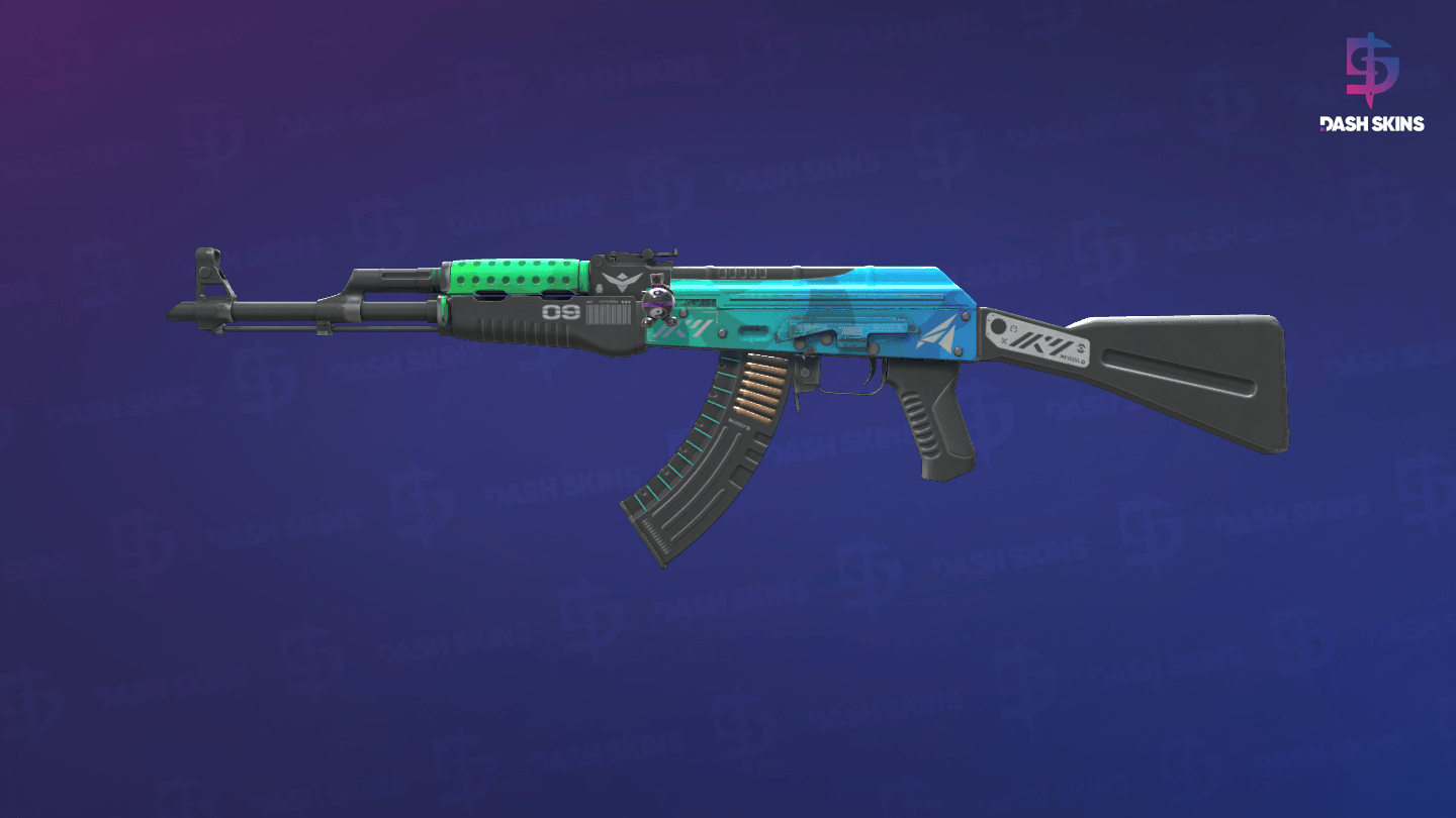 AK-47 | Ice Coaled (Field-Tested) Screenshot Playside
