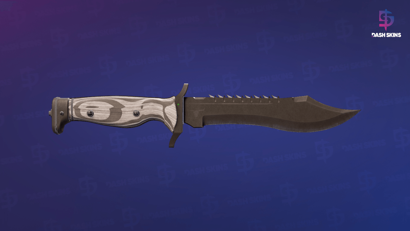 ★ Bowie Knife | Black Laminate (Well-Worn) Screenshot Playside