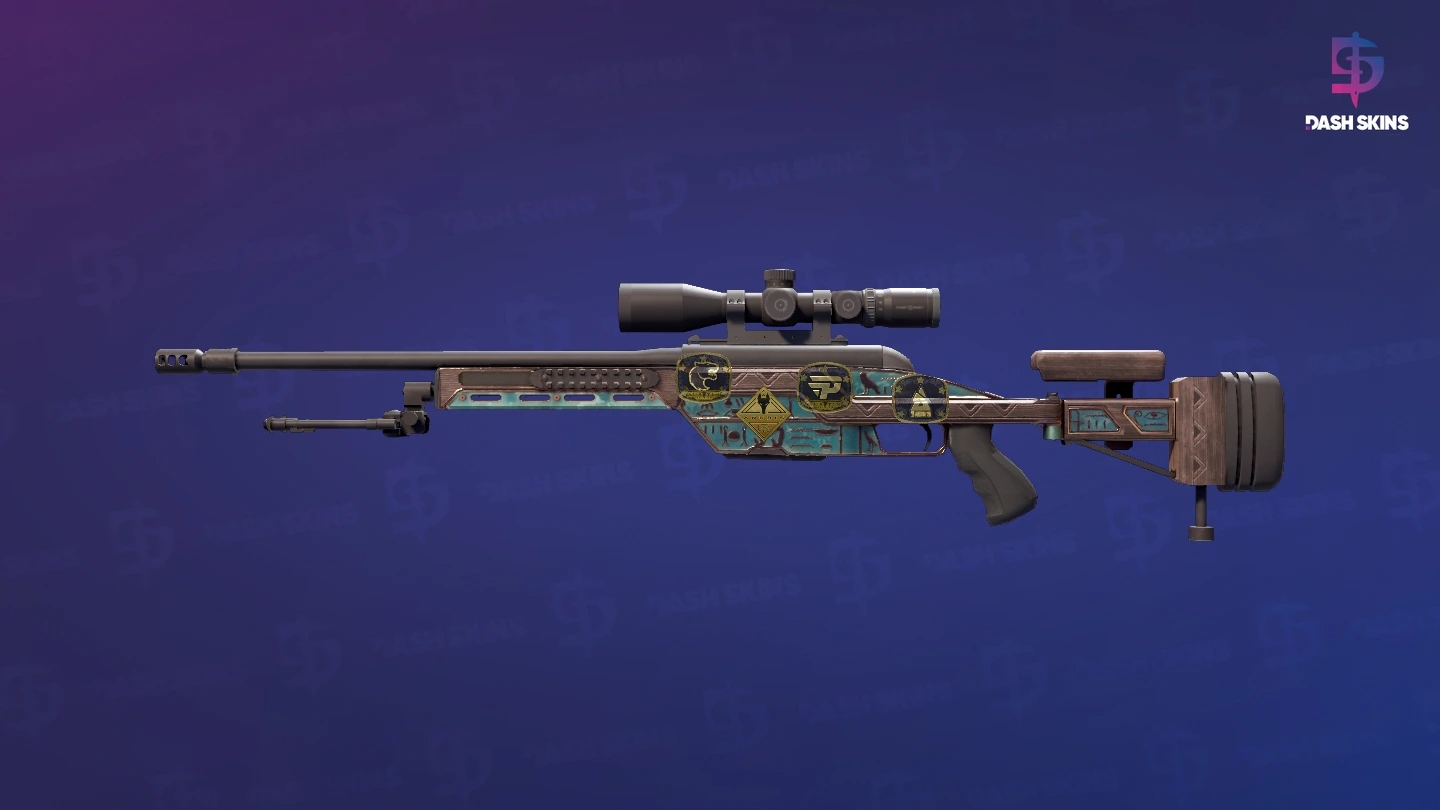 Souvenir SSG 08 | Azure Glyph (Minimal Wear) Screenshot Playside