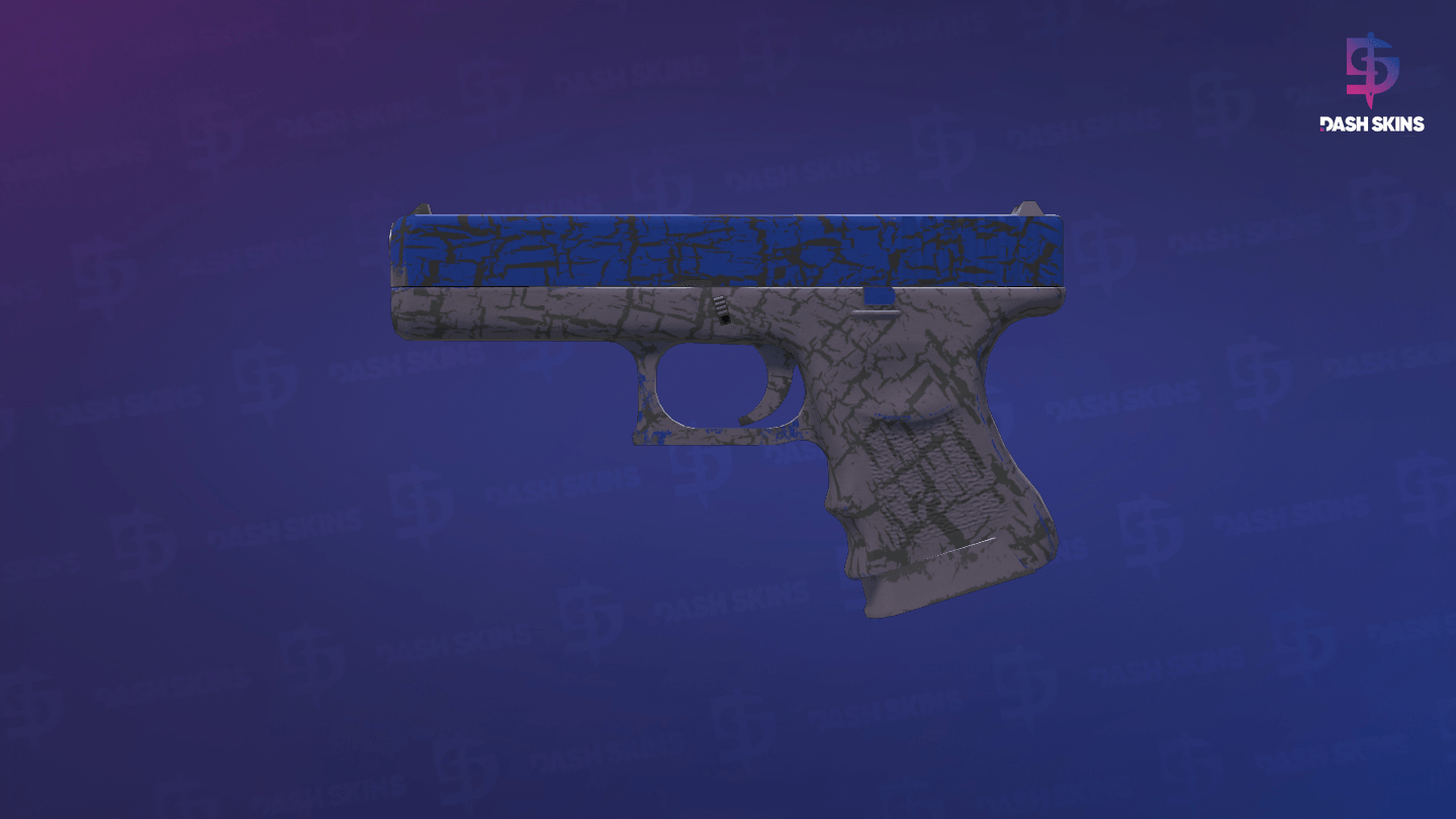 Glock-18 | Blue Fissure (Minimal Wear) Screenshot Playside