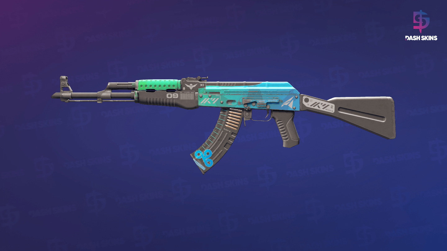 AK-47 | Ice Coaled (Field-Tested) Screenshot Playside