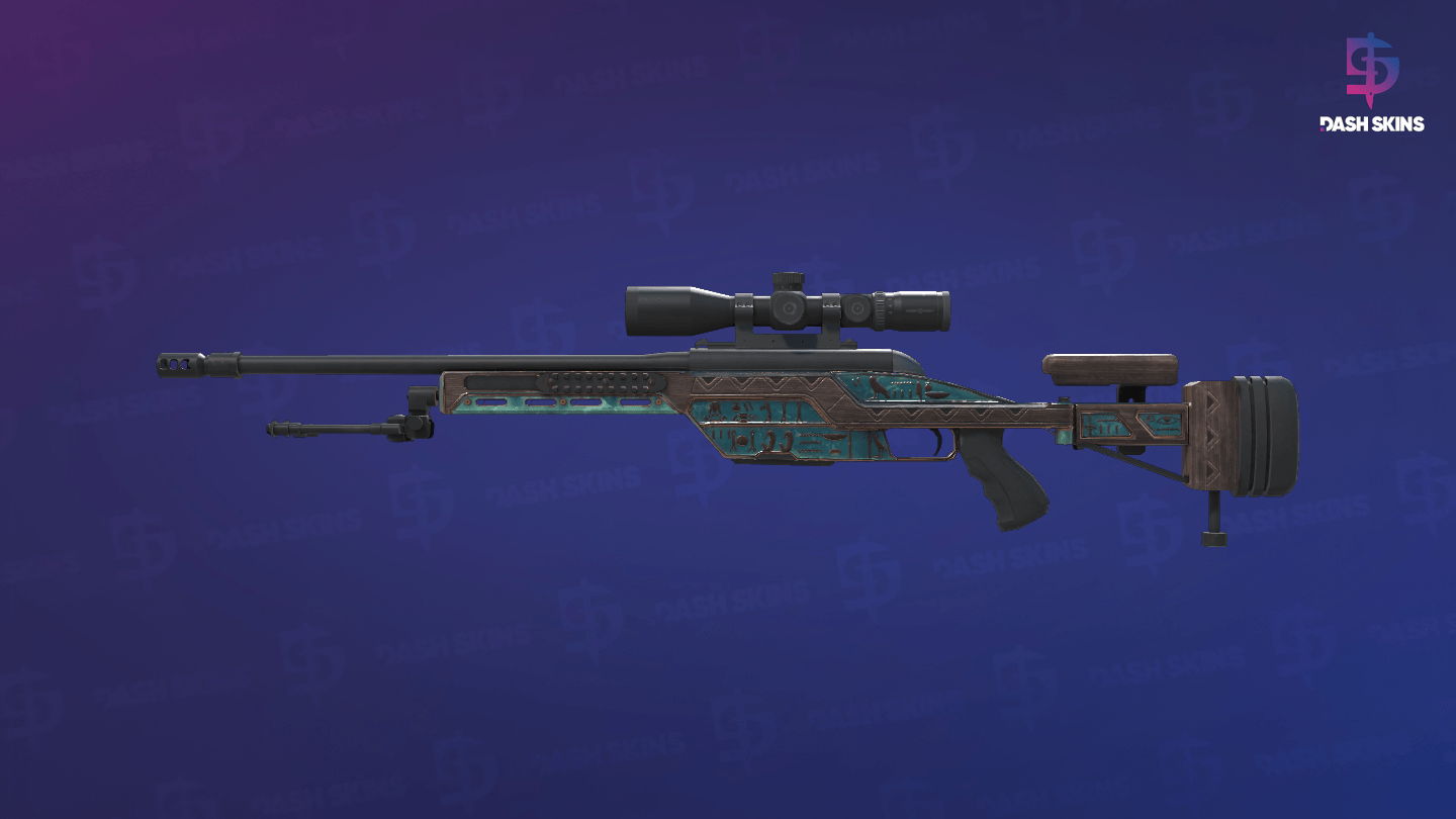 Souvenir SSG 08 | Azure Glyph (Minimal Wear) Screenshot Playside