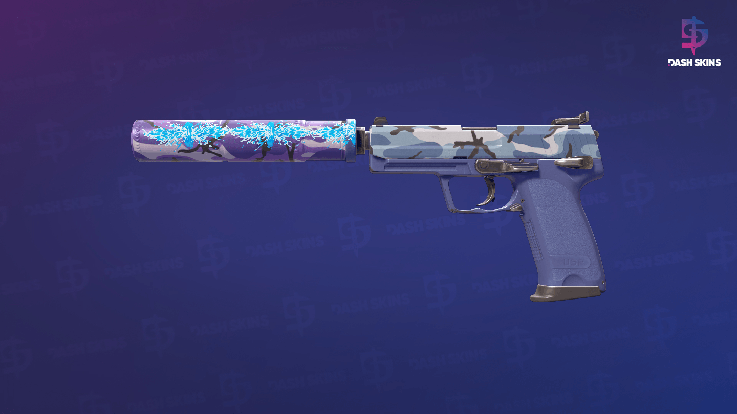USP-S | Alpine Camo (Minimal Wear) Screenshot Playside