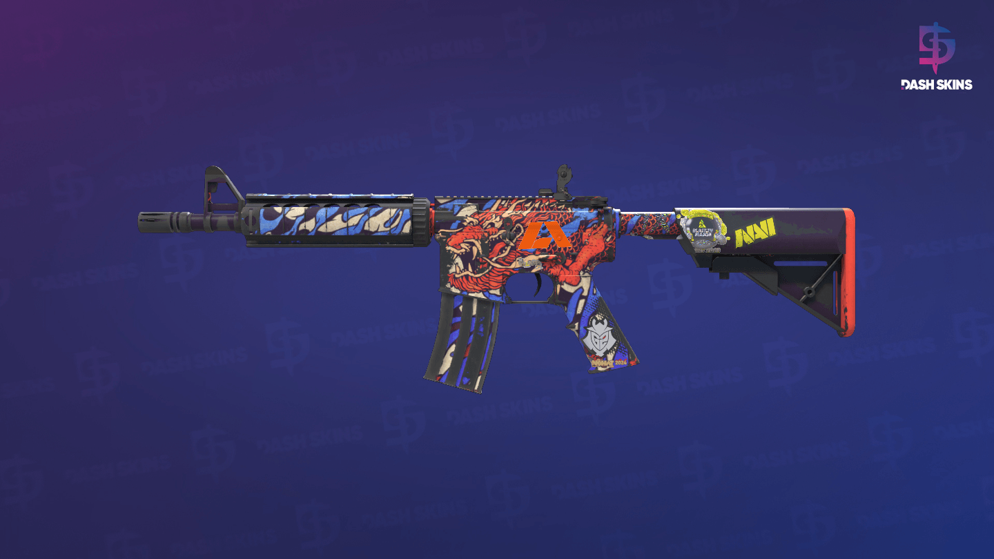 M4A4 | 龍王 (Dragon King) (Field-Tested) Screenshot Playside