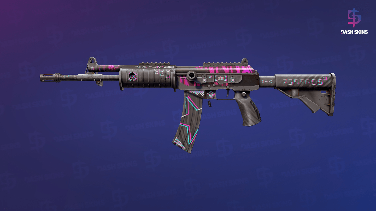 Galil AR | Chromatic Aberration (Battle-Scarred) Screenshot Playside