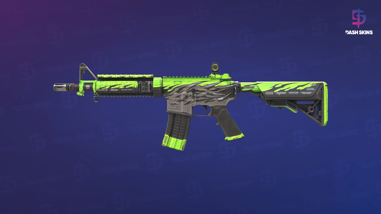 M4A4 | Full Throttle (Well-Worn) Screenshot Playside