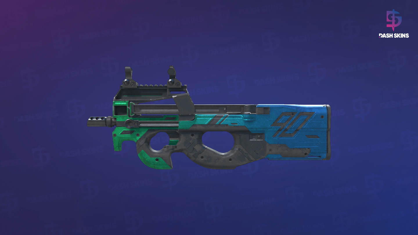 P90 | Wave Breaker (Battle-Scarred) Screenshot Playside