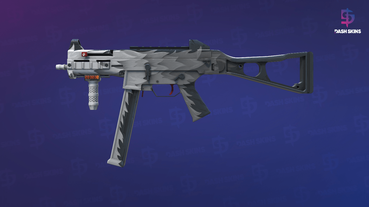 StatTrak™ UMP-45 | Arctic Wolf (Field-Tested) Screenshot Playside