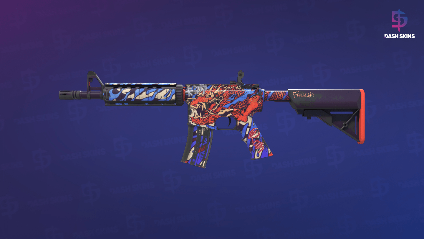 M4A4 | 龍王 (Dragon King) (Field-Tested) Screenshot Playside
