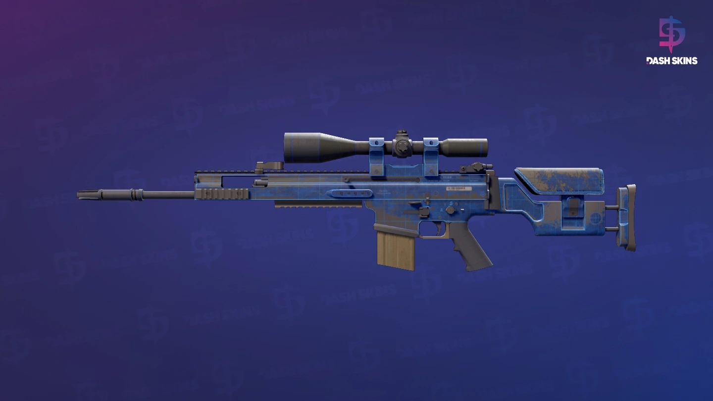 SCAR-20 | Blueprint (Battle-Scarred) Screenshot Playside