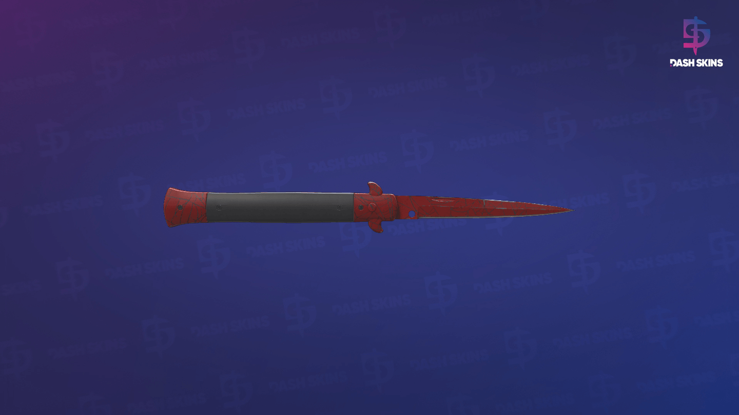 ★ Stiletto Knife | Crimson Web (Field-Tested) Screenshot Playside