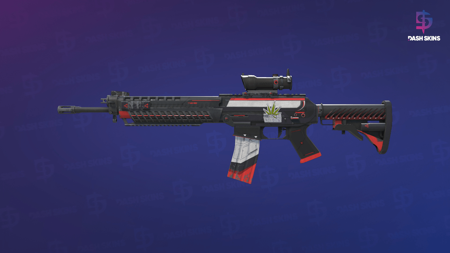 SG 553 | Cyrex (Field-Tested) Screenshot Playside