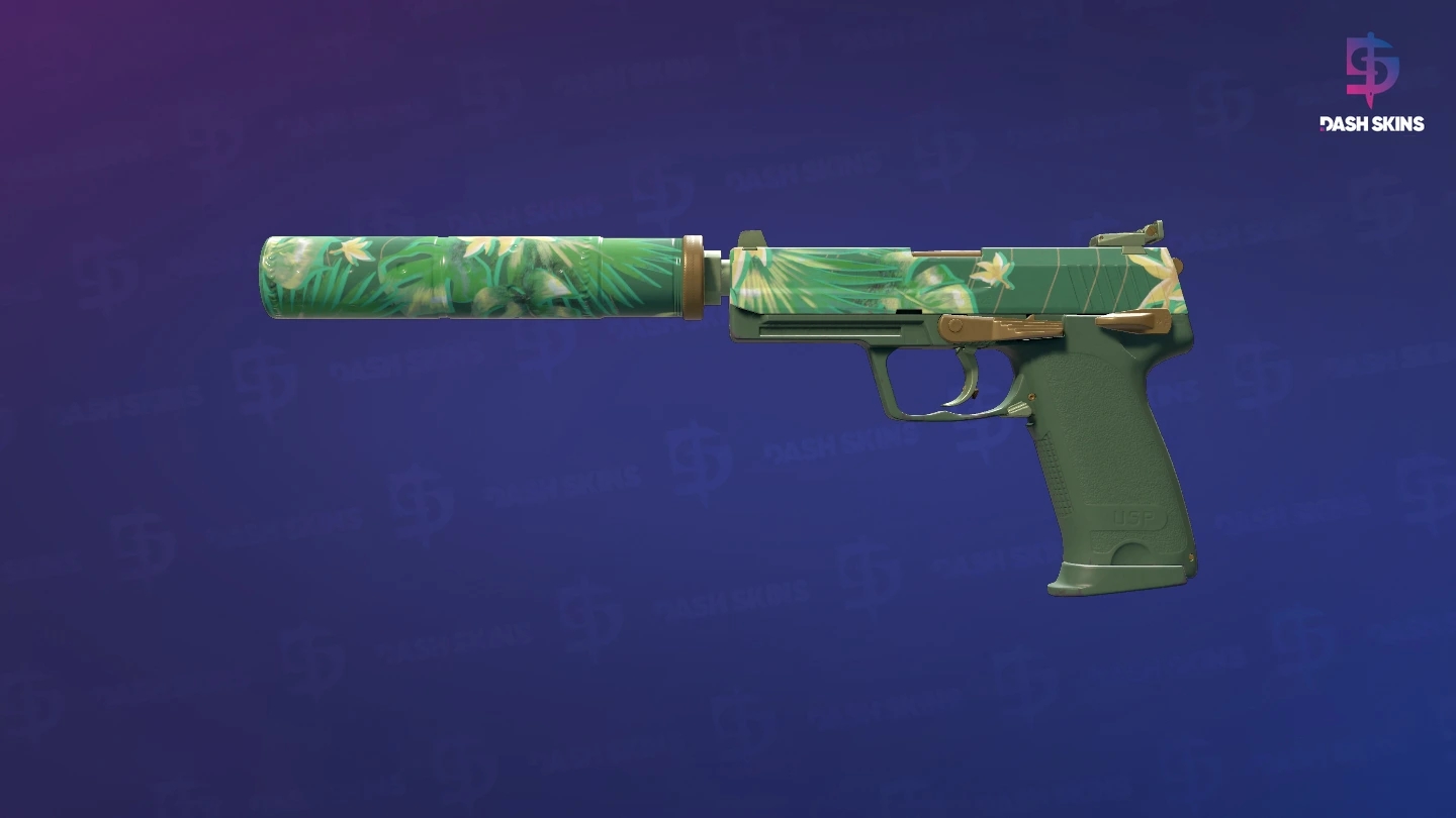 USP-S | Tropical Breeze (Minimal Wear) Screenshot Playside