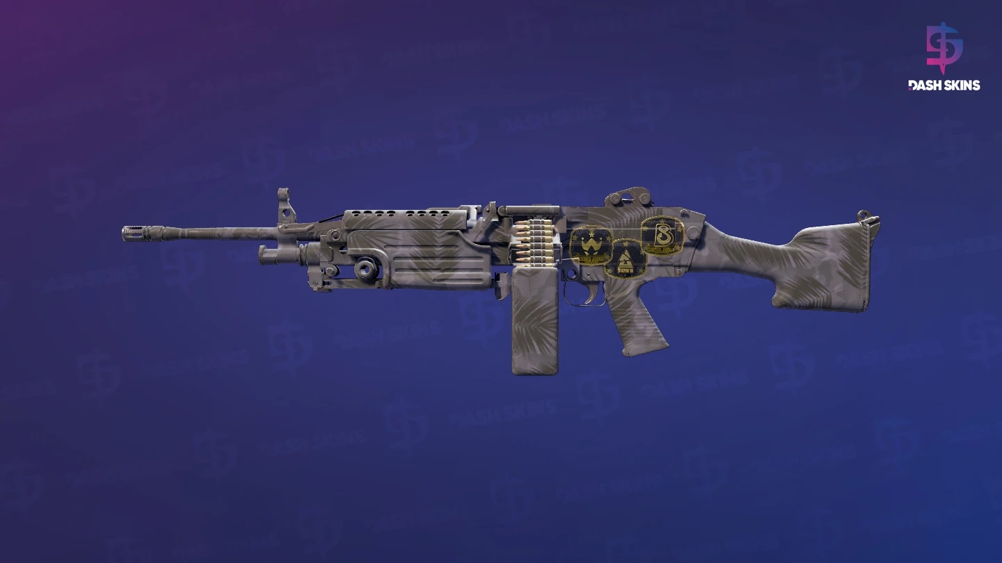 Souvenir M249 | Midnight Palm (Minimal Wear) Screenshot Playside