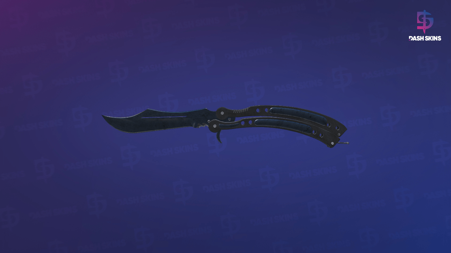 ★ Butterfly Knife | Blue Steel (Minimal Wear) Screenshot Playside