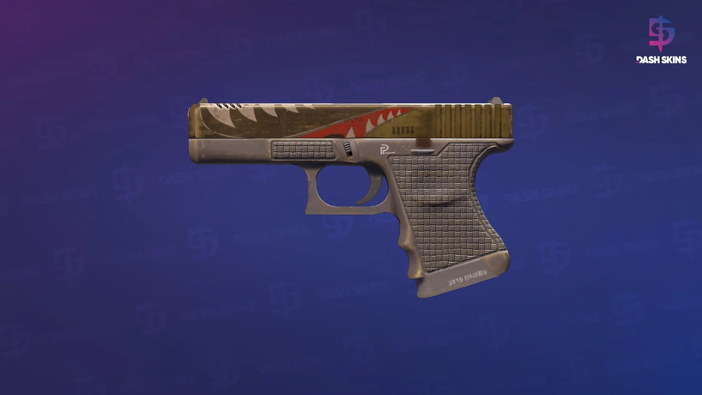 Glock-18 | Warhawk (Well-Worn) Screenshot Playside