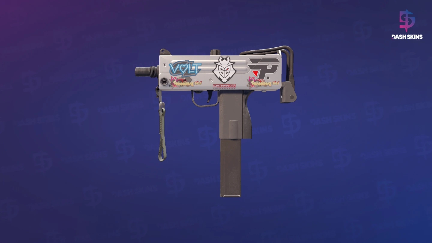 MAC-10 | Silver (Factory New) Screenshot Playside