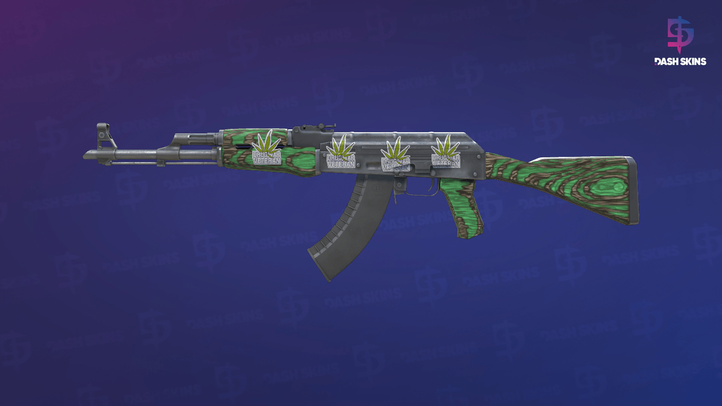 AK-47 | Green Laminate (Minimal Wear) Screenshot Playside