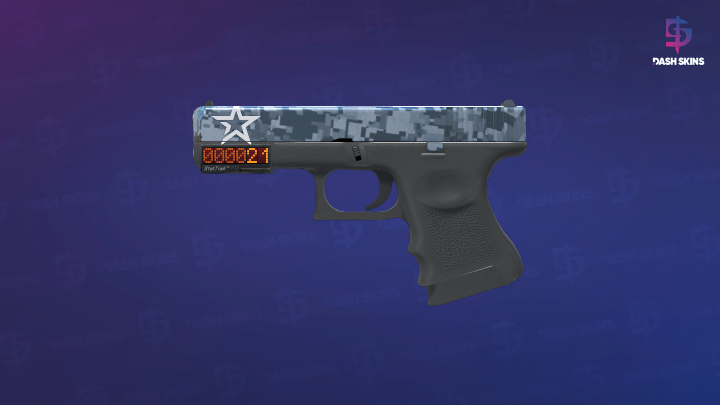 StatTrak™ Glock-18 | Steel Disruption (Field-Tested) Screenshot Playside