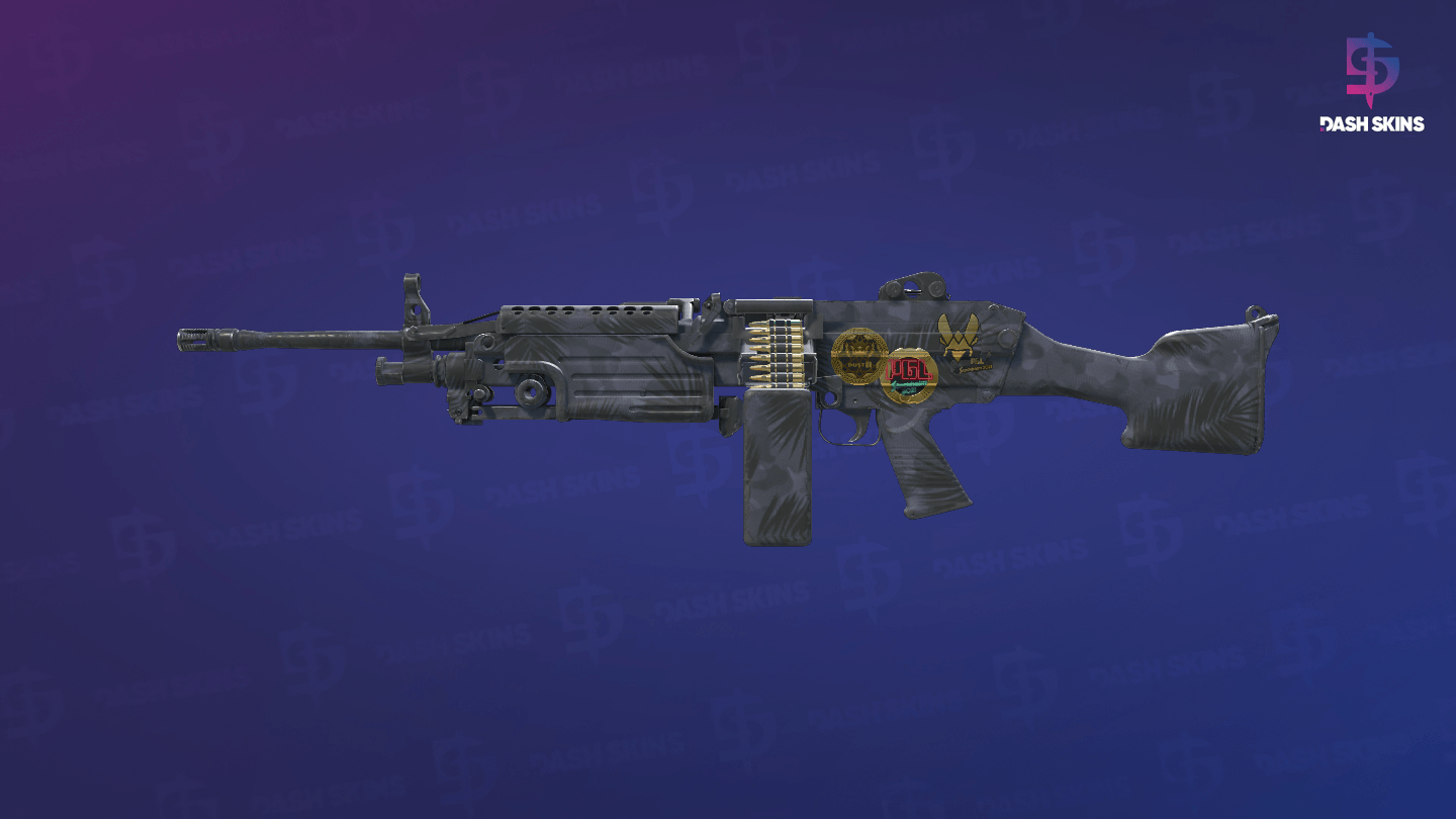Souvenir M249 | Midnight Palm (Field-Tested) Screenshot Playside