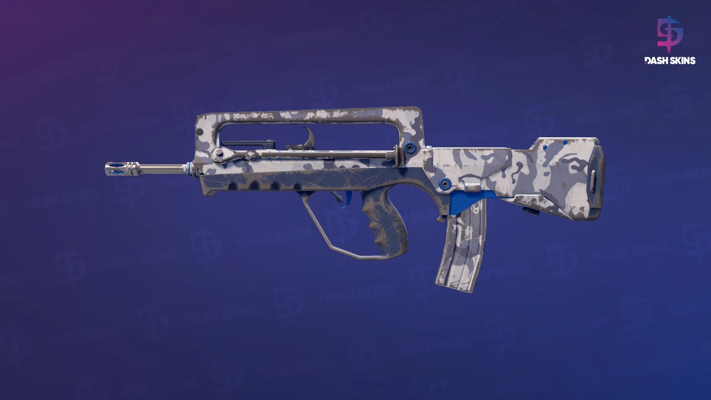 FAMAS | Yeti Camo (Well-Worn) Screenshot Playside