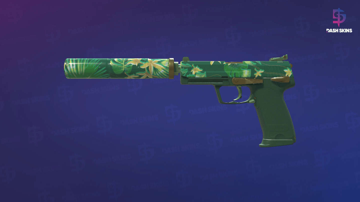 USP-S | Tropical Breeze (Minimal Wear) Screenshot Playside