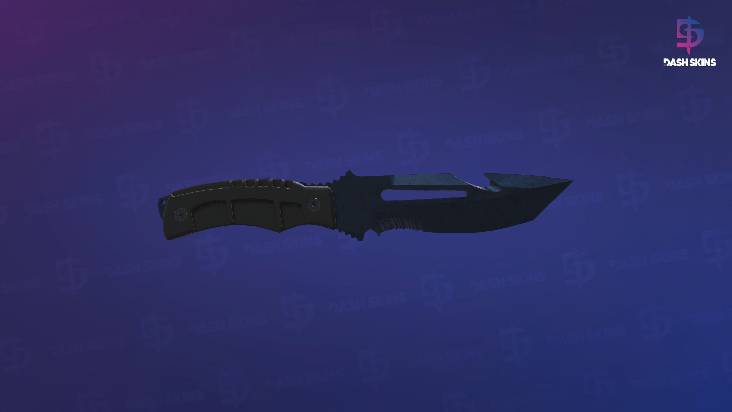 ★ Survival Knife | Blue Steel (Well-Worn) Screenshot Playside