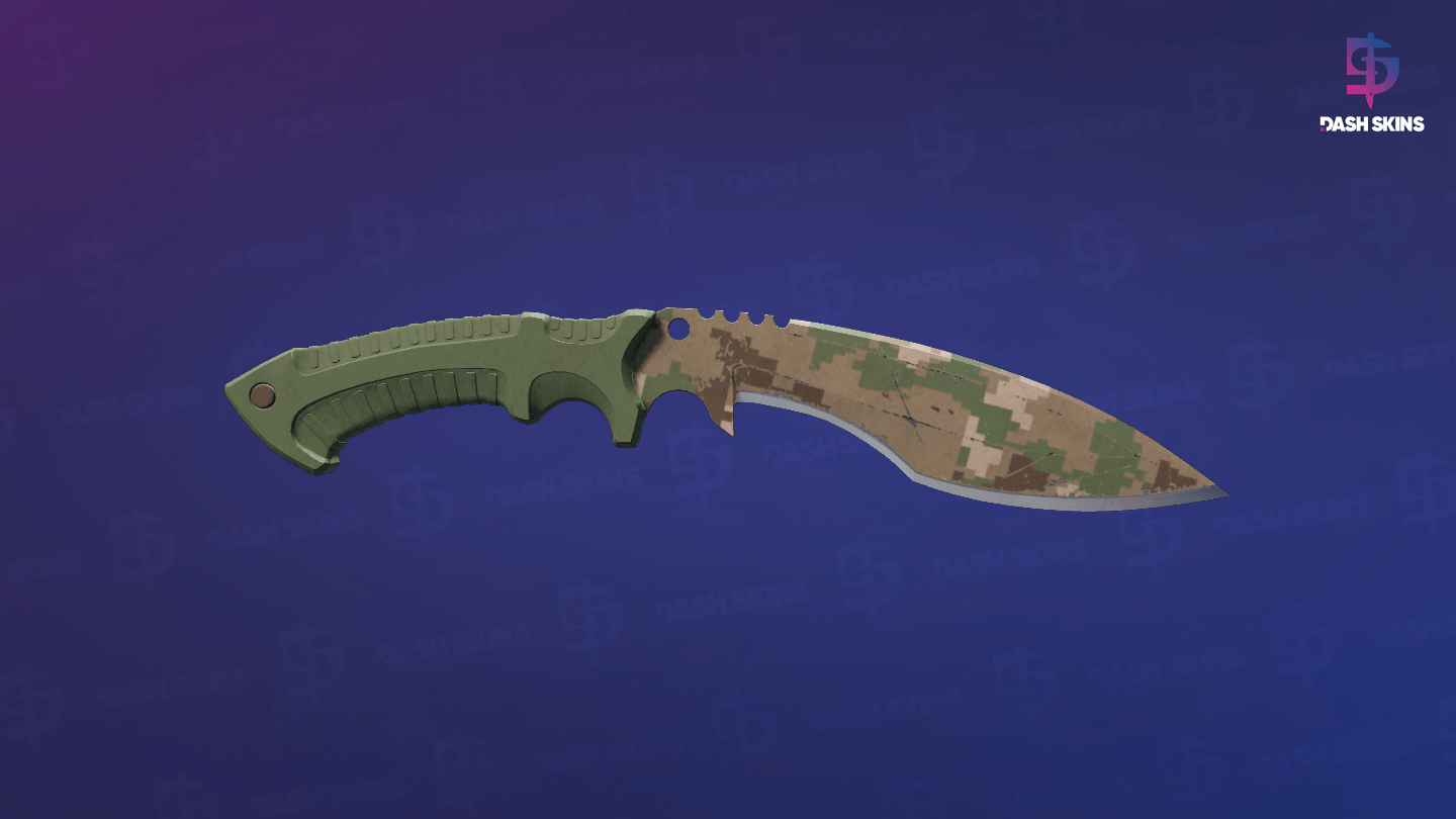 ★ Kukri Knife | Forest DDPAT (Field-Tested) Screenshot Playside
