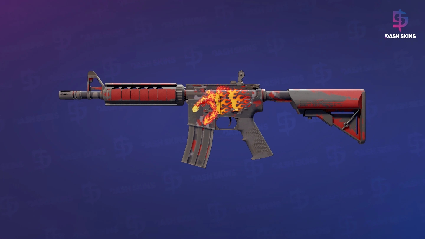 Souvenir M4A4 | Red DDPAT (Field-Tested) Screenshot Playside