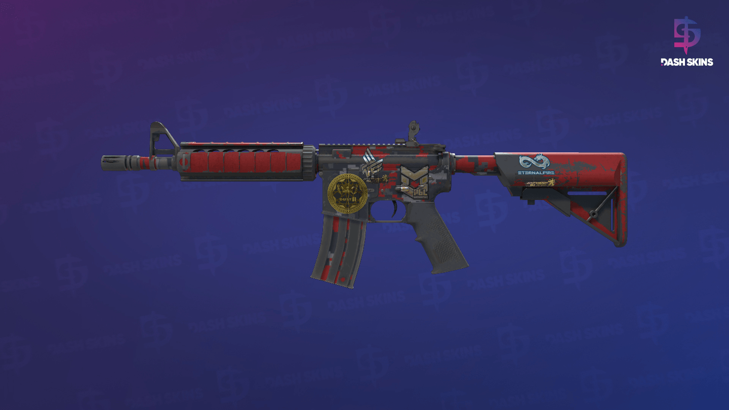Souvenir M4A4 | Red DDPAT (Field-Tested) Screenshot Playside