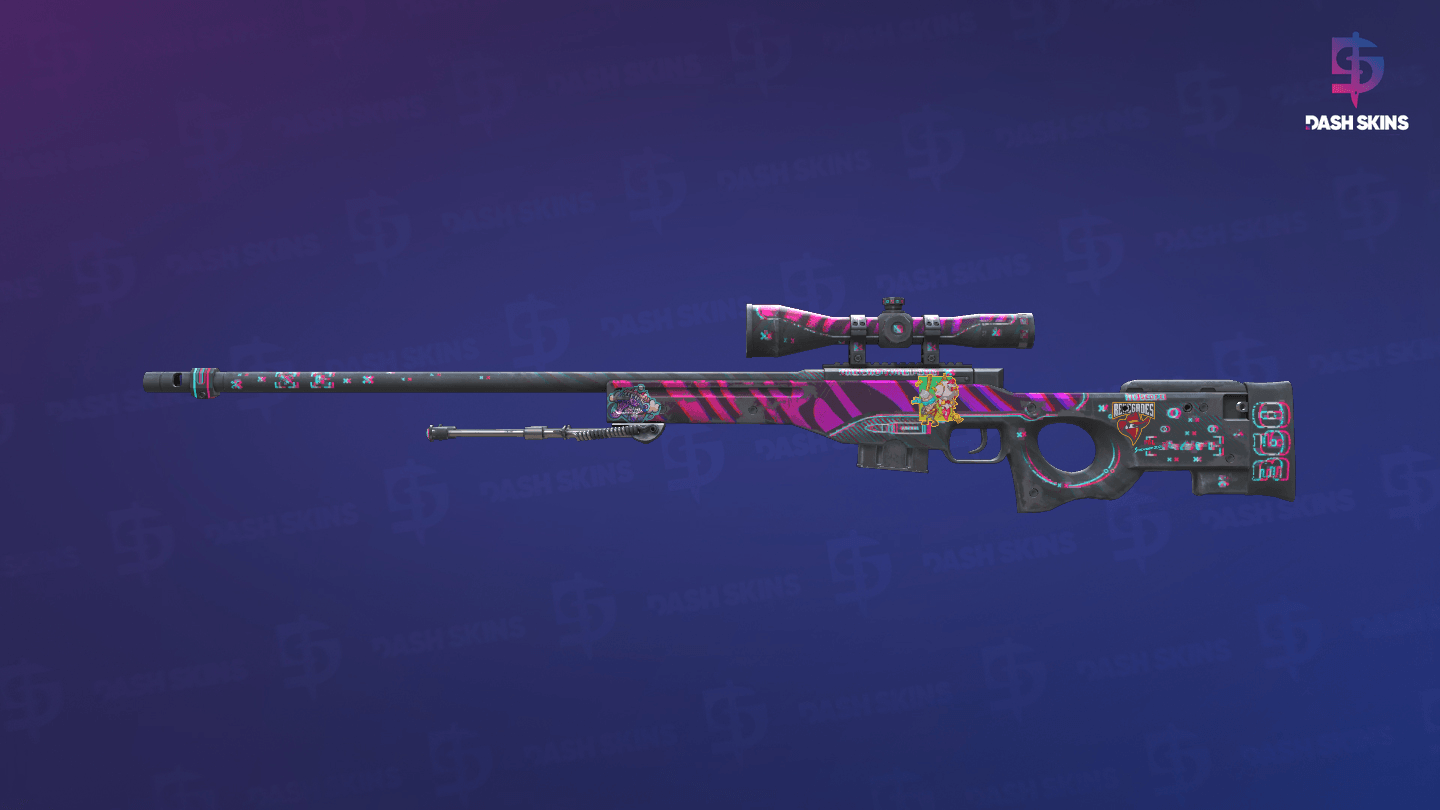 AWP | Chromatic Aberration (Well-Worn) Screenshot Playside