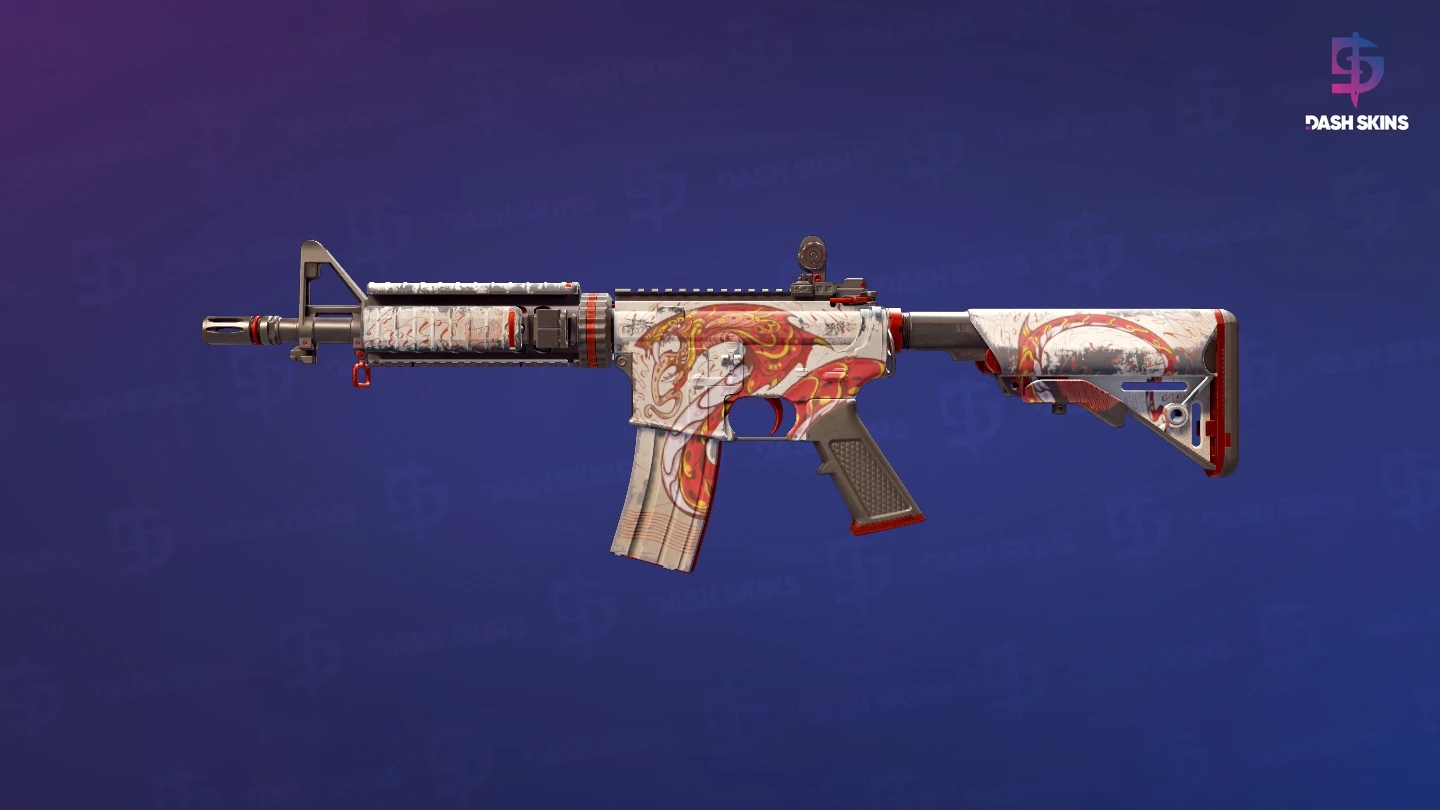 M4A4 | Falak (Well-Worn) Screenshot Playside