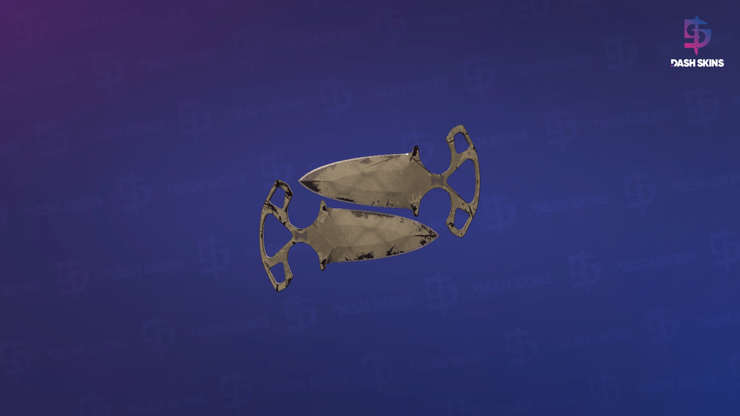 ★ Shadow Daggers | Safari Mesh (Battle-Scarred) Screenshot Playside