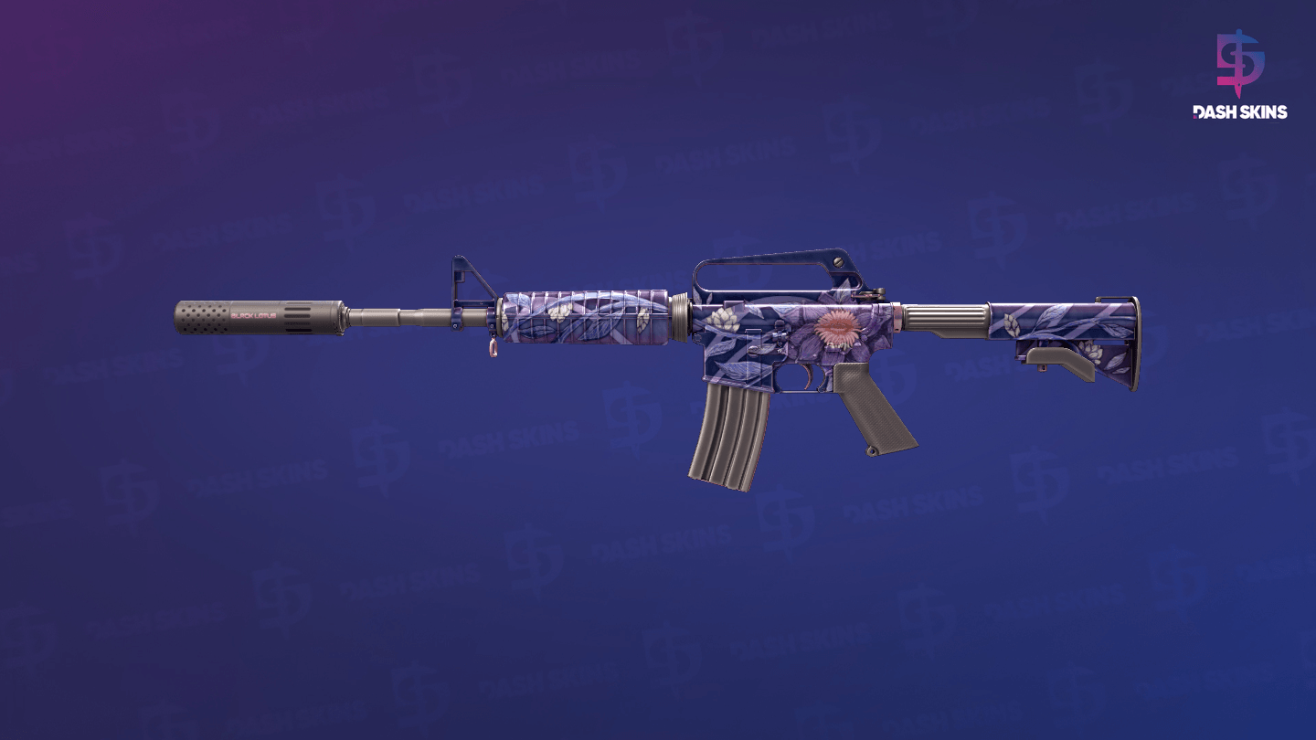 M4A1-S | Black Lotus (Minimal Wear) Screenshot Playside